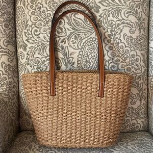 LOFT Woven Tote Bag